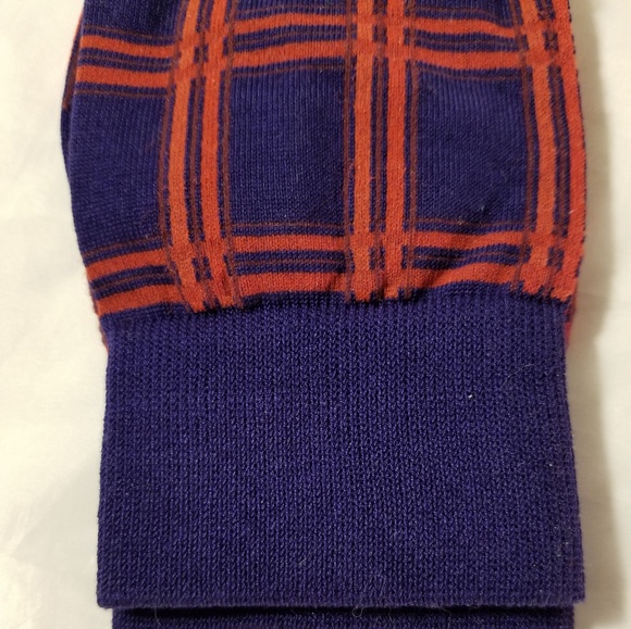 OZONE SOCKS New Mens Blue Red Check Fashion - Picture 5 of 6